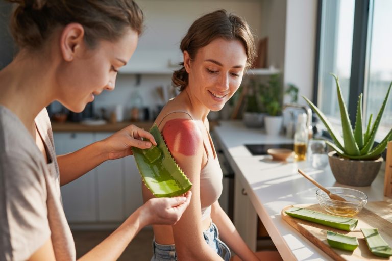 Comment faire disparaître la rougeur d&rsquo;un coup de soleil rapidement ?