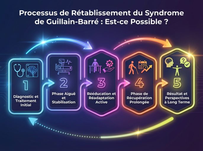 Infographie diagram : Guérir du syndrome de Guillain-Barré : est-ce possible ?