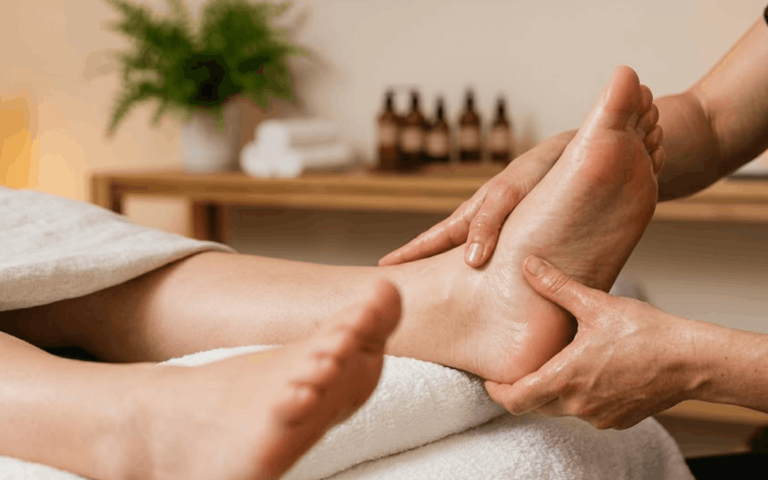 Un massage des pieds