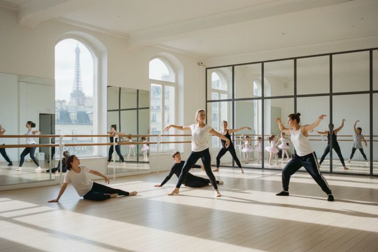 Un cours de danse